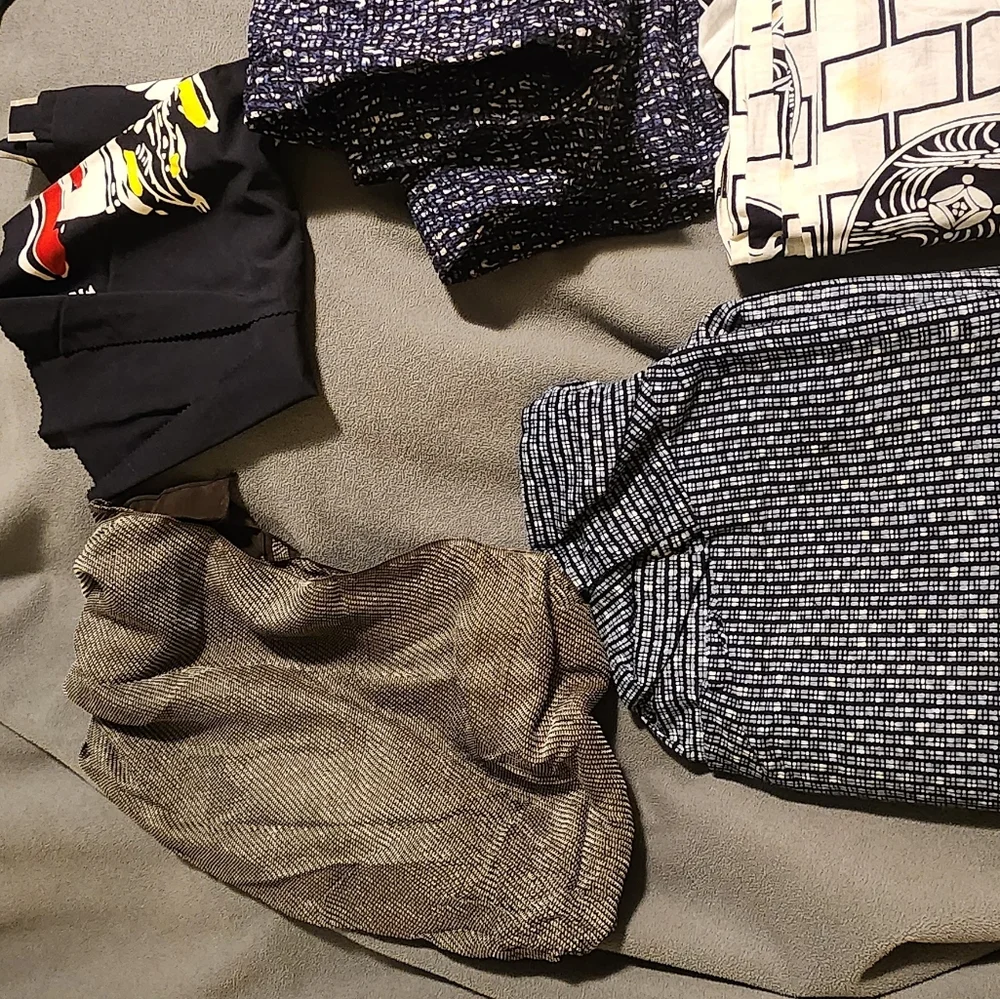 Kimono / Yukata Blue & White Original Japanese - Picture 2 of 5